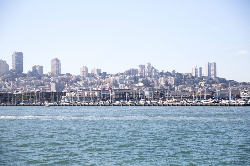 Widok na San Francisco, wybrzeże